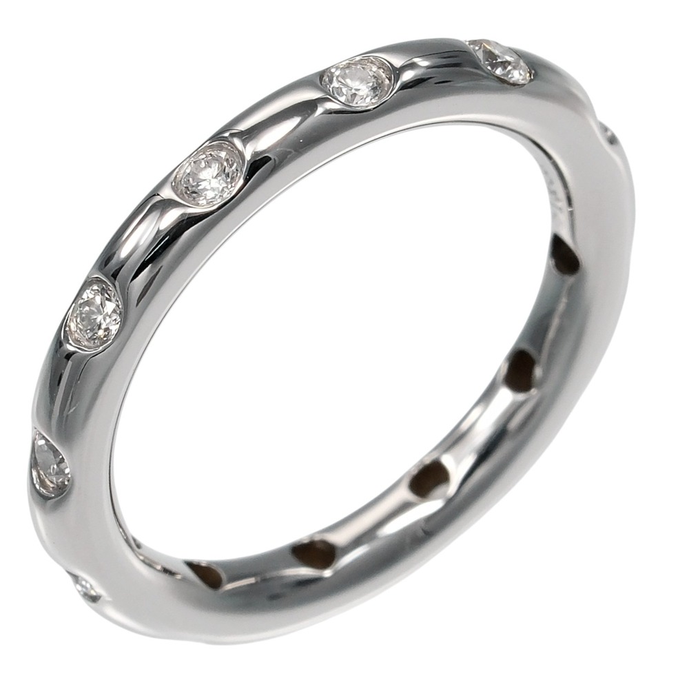 TIFFANY & CO. Silver Diamond Ring